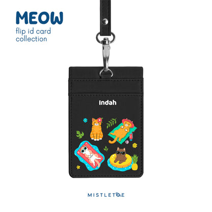 Catcation - Flip ID Card | Lanyard