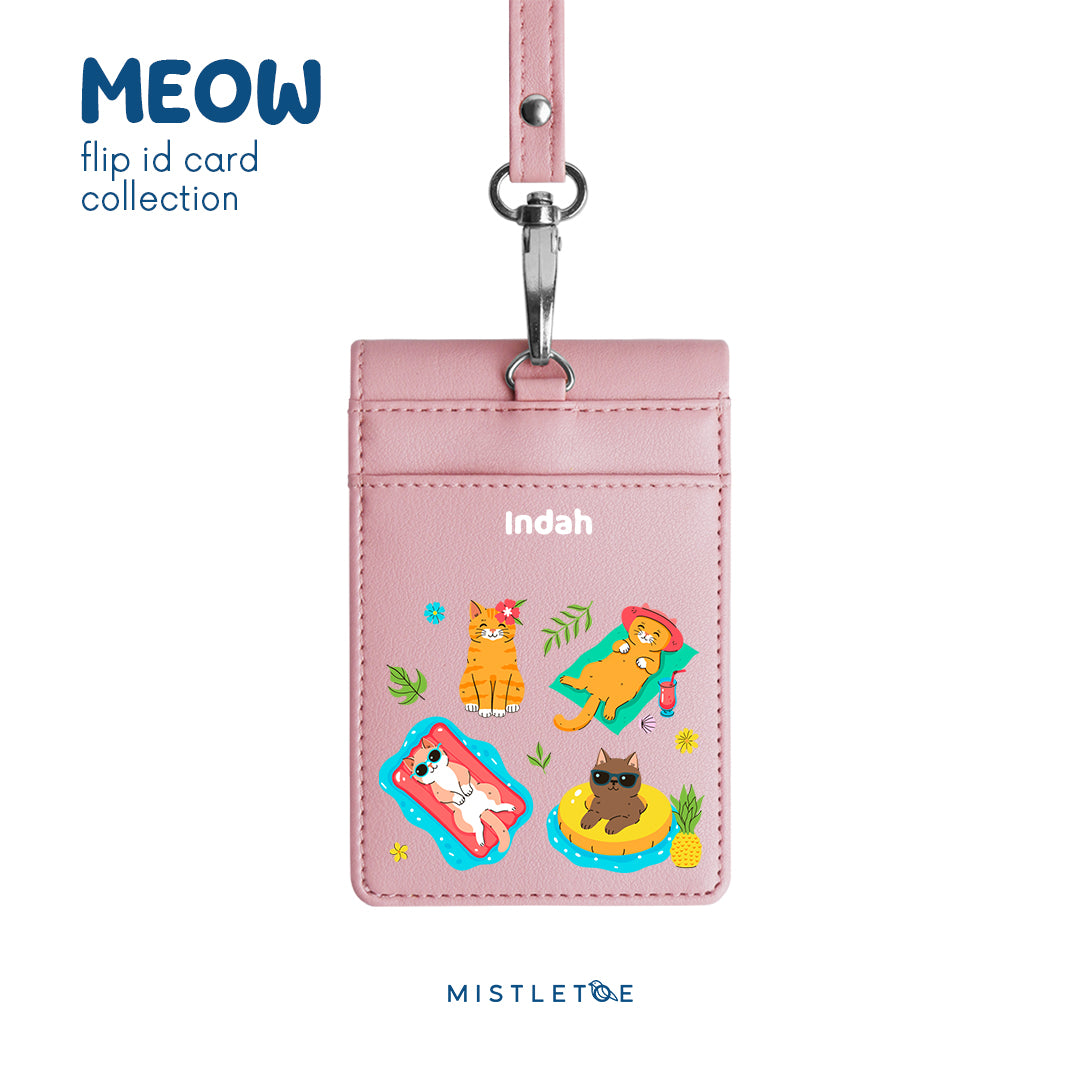 Catcation - Flip ID Card | Lanyard