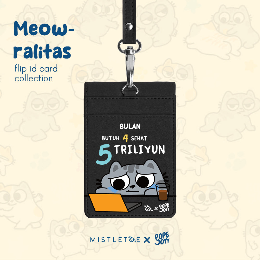 Catporate Slave - Flip ID Card | Lanyard