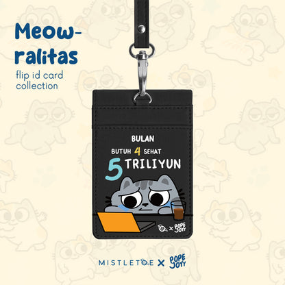 Catporate Slave - Flip ID Card | Lanyard
