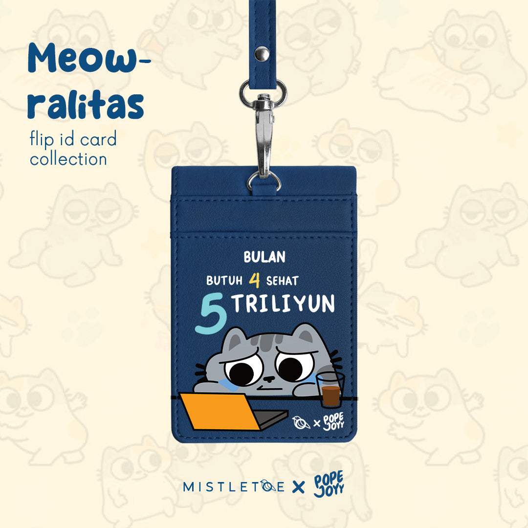 Catporate Slave - Flip ID Card | Lanyard
