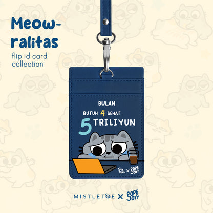 Catporate Slave - Flip ID Card | Lanyard