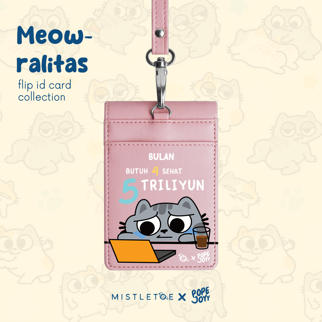 Catporate Slave - Flip ID Card | Lanyard