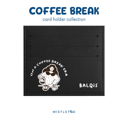Coffee Break - Card Holder - Charcoal Black