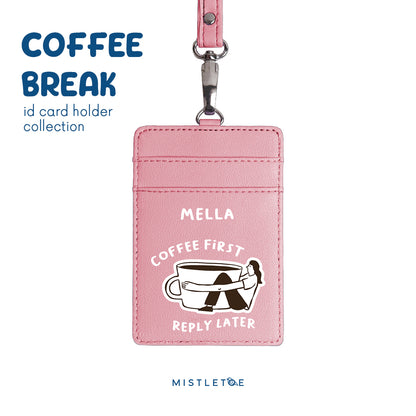 Coffee First - ID Card Holder - Blossom Pink