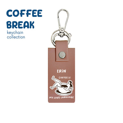 Coffee is My Language - Keychain - Blossom Pink