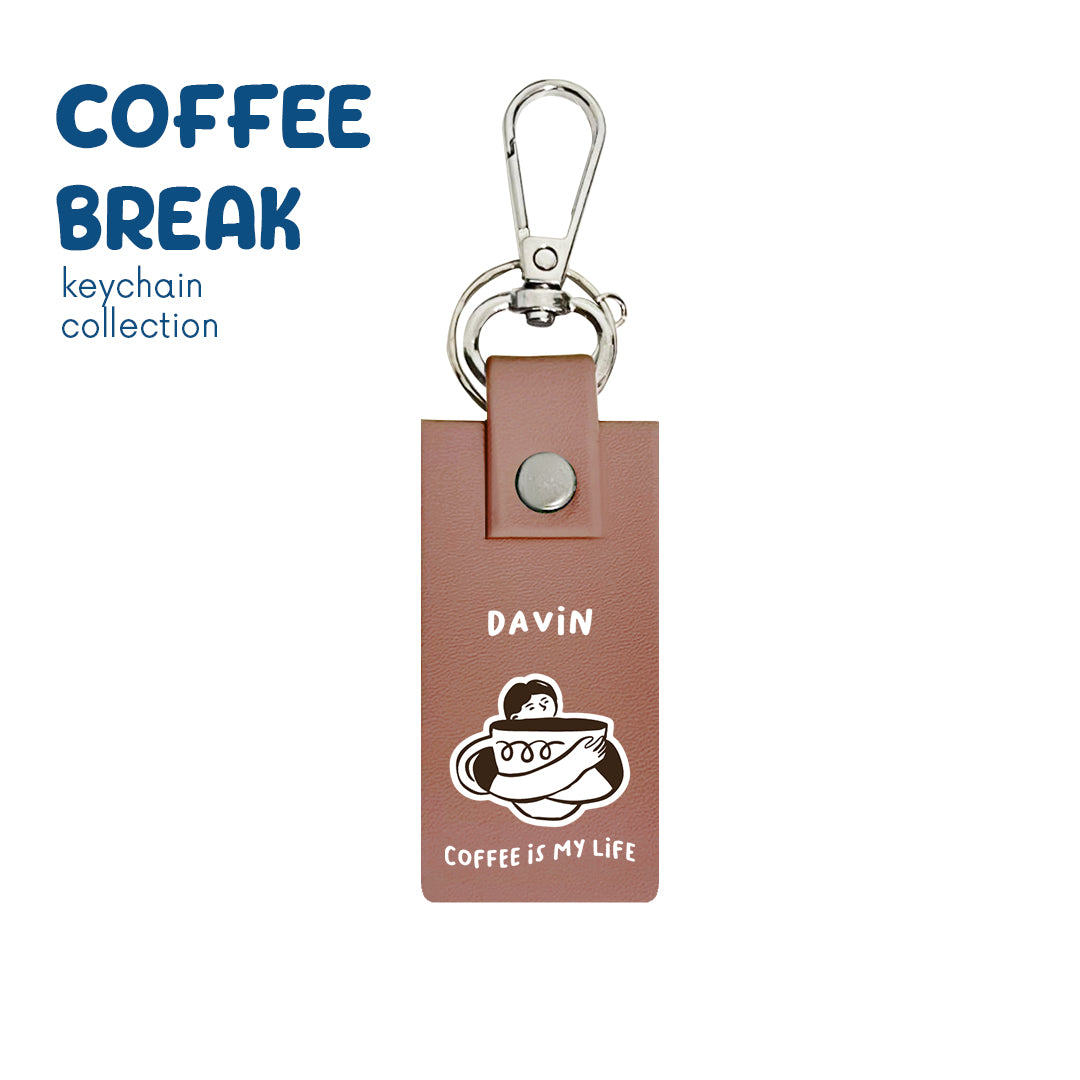 Coffee is My Life - Keychain - Blossom Pink