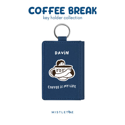 Coffee is My Life - Key Holder - Navy Blue