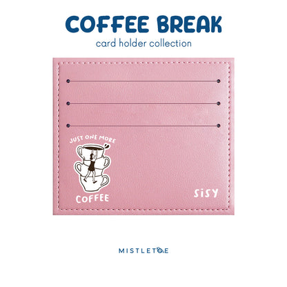 Coffee Please - Card Holder - Blossom Pink