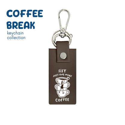 Coffee Please - Keychain - Mocha Brown