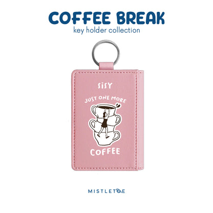 Coffee Please - Key Holder - Blossom Pink