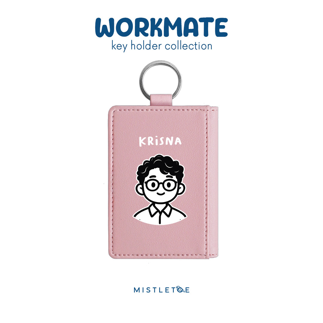 Curly Specs - Key Holder - Blossom Pink