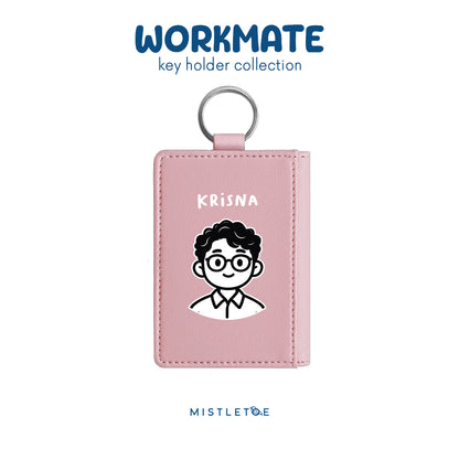 Curly Specs - Key Holder - Blossom Pink