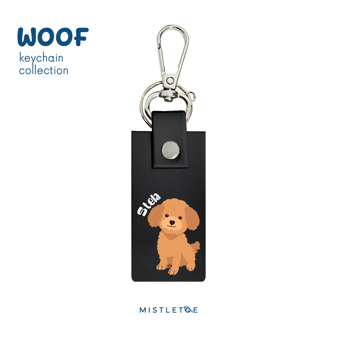 Cute Poodle - Keychain