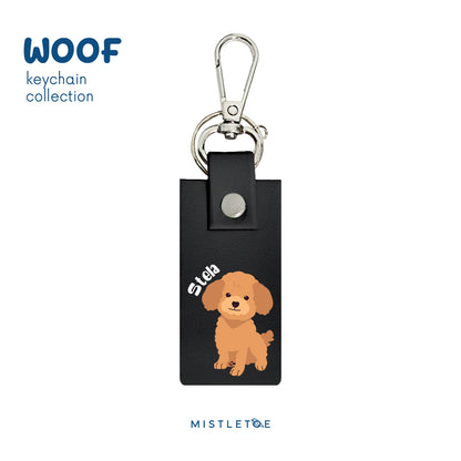 Cute Poodle - Keychain