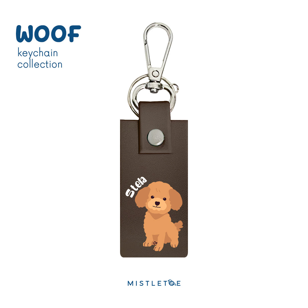 Cute Poodle - Keychain