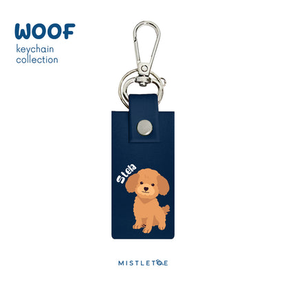 Cute Poodle - Keychain