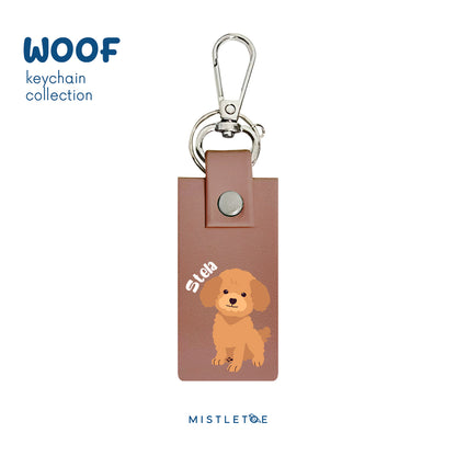 Cute Poodle - Keychain