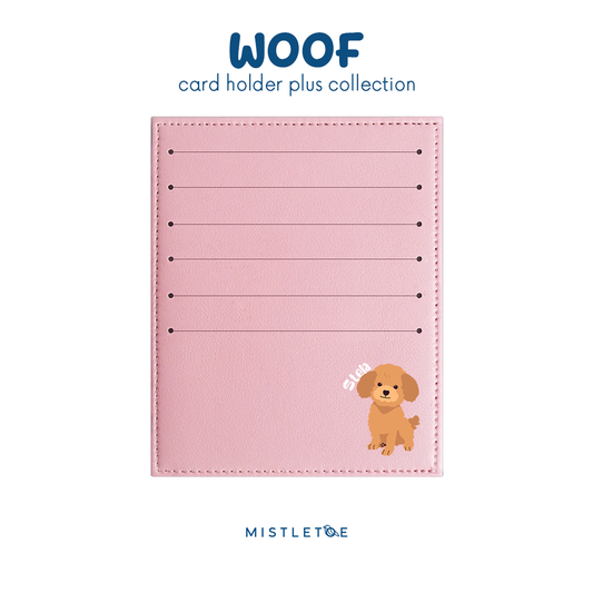 Cute Poodle - Card Holder Plus