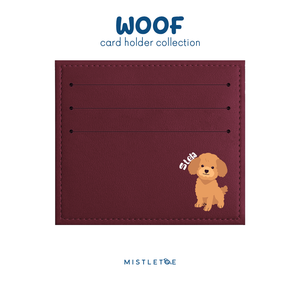 Cute Poodle - Card Holder