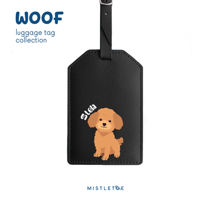 Cute Poodle - Luggage Tag