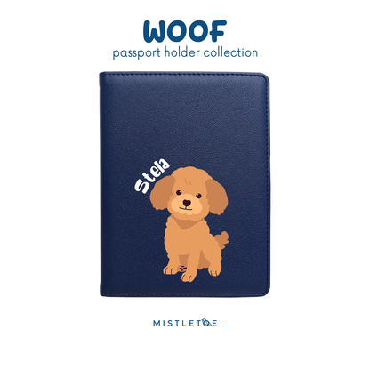 Cute Poodle - Passport Holder