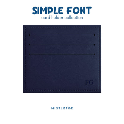 Debossed - Card Holder