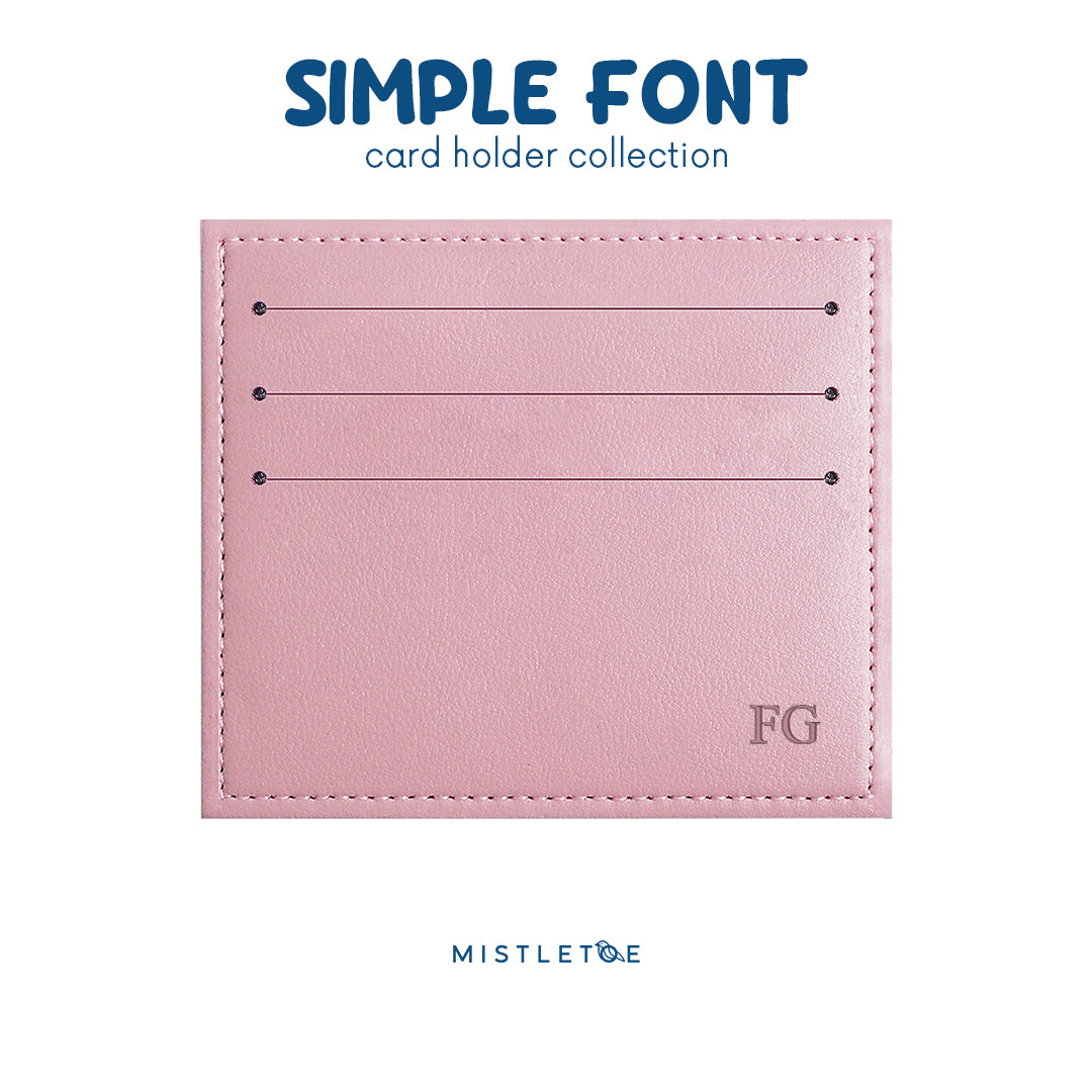 Debossed - Card Holder