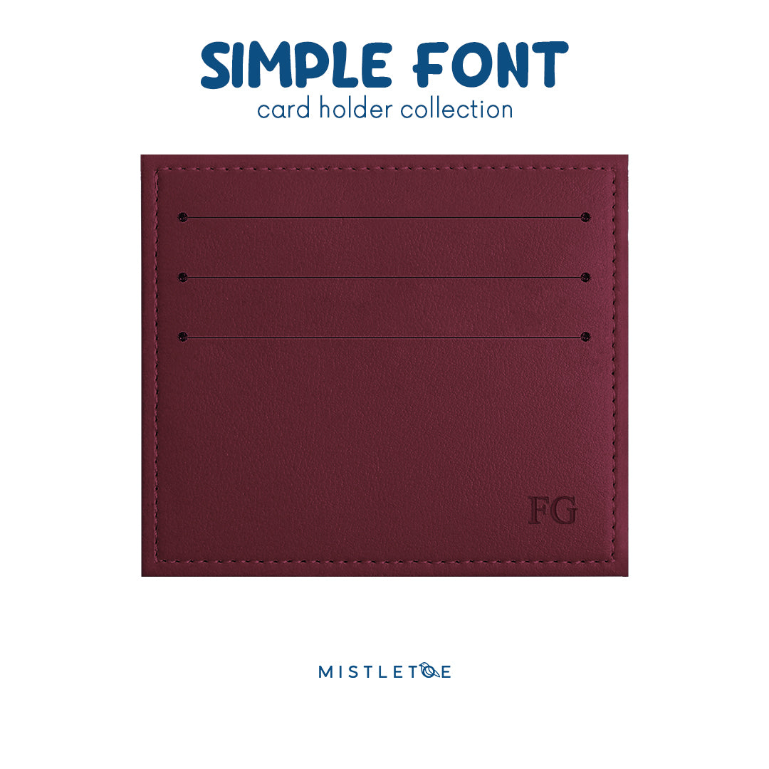 Debossed - Card Holder