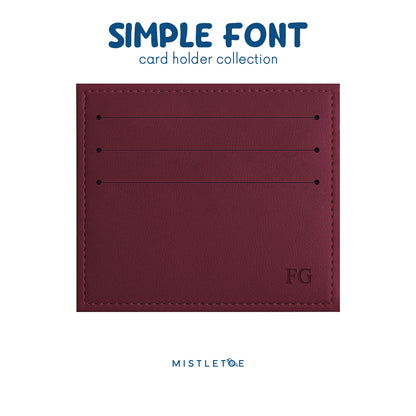 Debossed - Card Holder