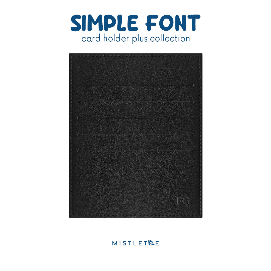 Debossed - Card Holder Plus