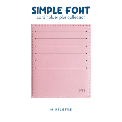 Debossed - Card Holder Plus