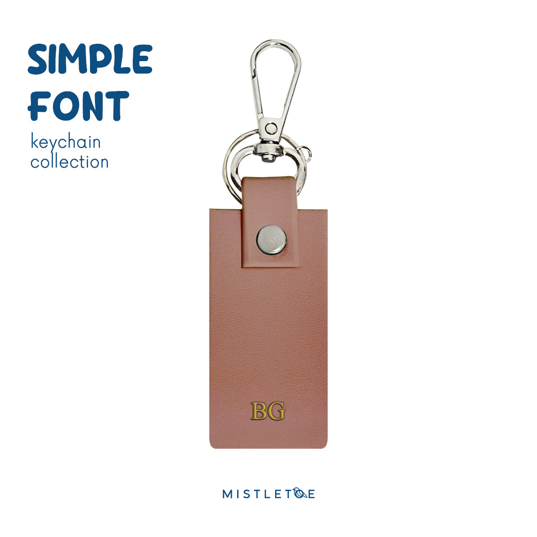 Debossed Gold - Keychain