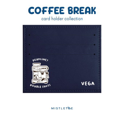 Double Shot - Card Holder - Navy Blue