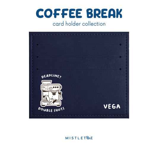 Double Shot - Card Holder - Navy Blue