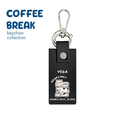 Double Shot - Keychain - Charcoal Black