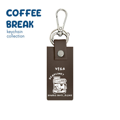 Double Shot - Keychain - Mocha Brown