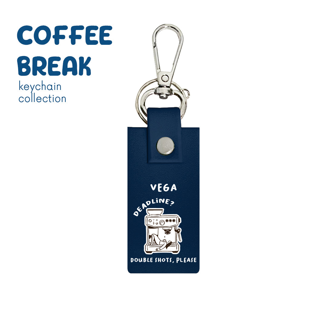 Double Shot - Keychain - Navy Blue