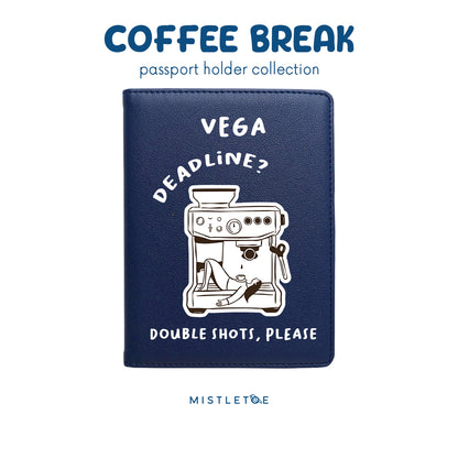 Double Shot - Passport Holder - Navy Blue