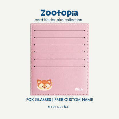 Fox Glasses - Card Holder Plus