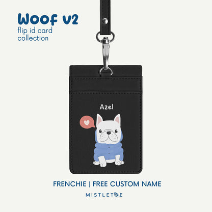 Frenchie - Flip ID Card | Lanyard