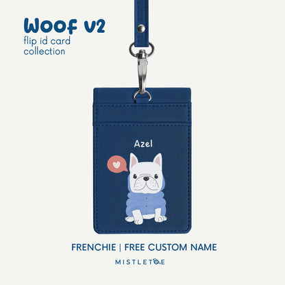 Frenchie - Flip ID Card | Lanyard