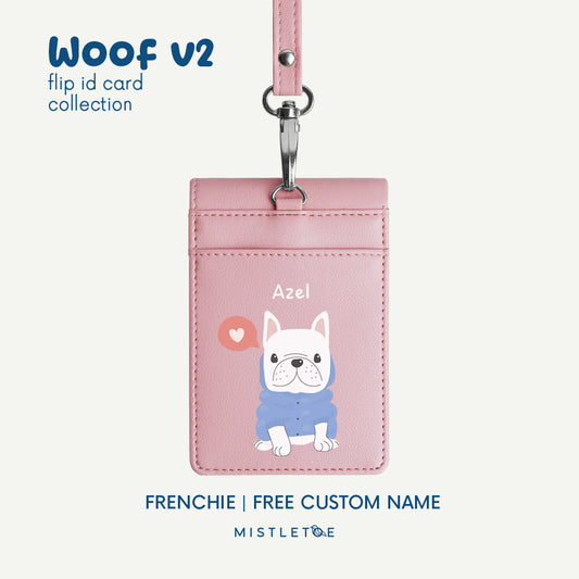Frenchie - Flip ID Card | Lanyard