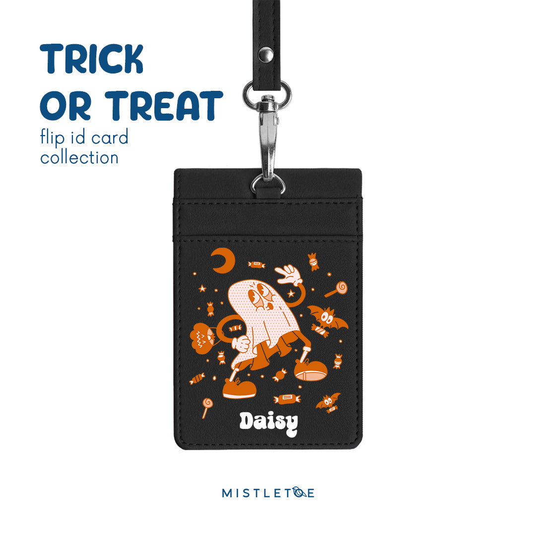 Ghost Candy Run- Flip ID Card | Lanyard
