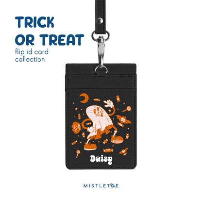 Ghost Candy Run- Flip ID Card | Lanyard