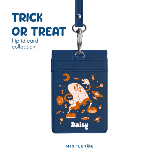 Ghost Candy Run- Flip ID Card | Lanyard