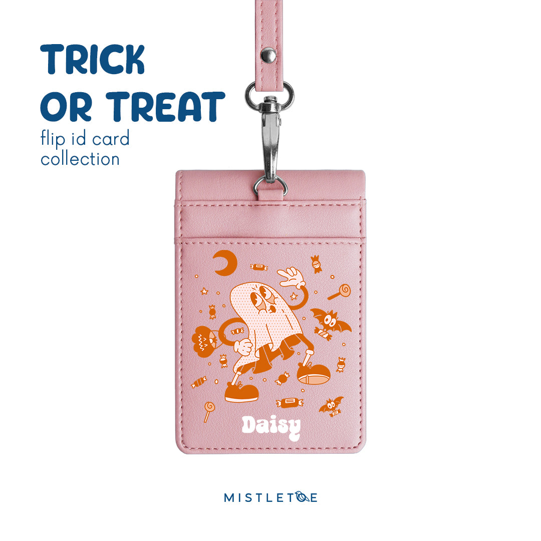 Ghost Candy Run- Flip ID Card | Lanyard