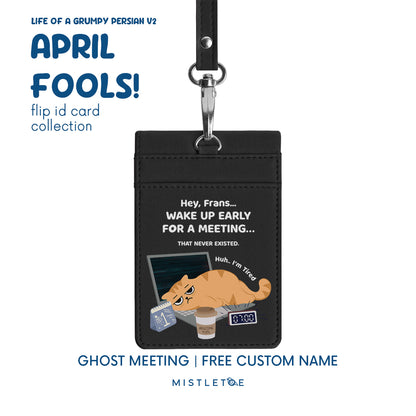 Ghost Meeting - Flip ID Card | Lanyard