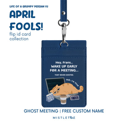 Ghost Meeting - Flip ID Card | Lanyard