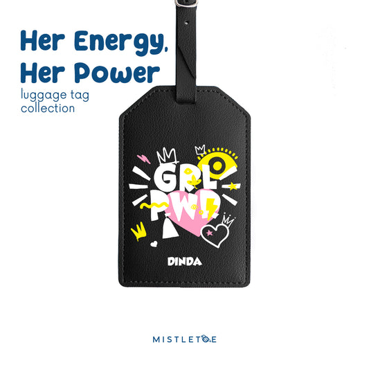 Girl Power - Luggage Tag
